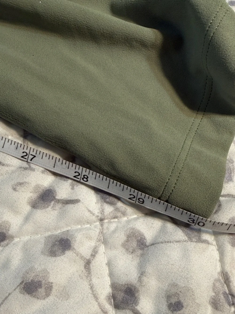 Nike Dri-FIT Yoga leggings in Olive M